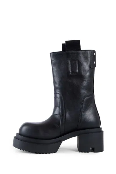 Shop Rick Owens High Boots In Black