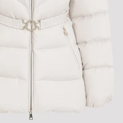 Shop Moncler Wintercoat In Beige