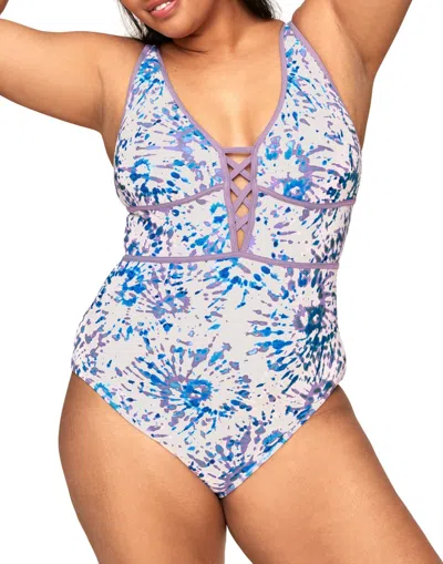 Adore Me Andressa Women's Plus-size Swimwear One-piece In Multi