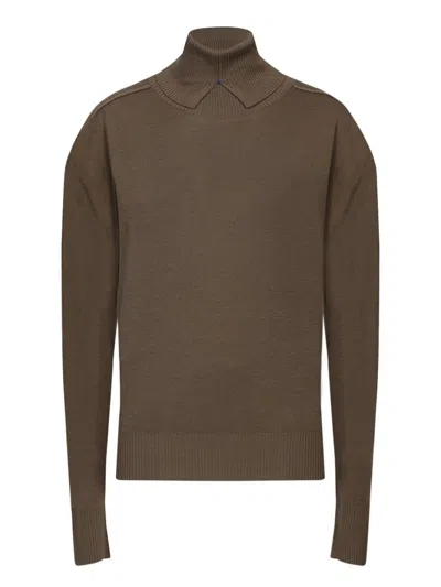 Burberry Wool Sweater In Green