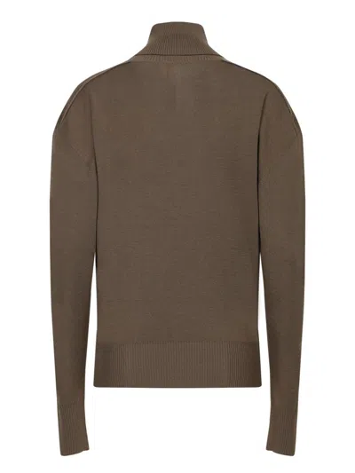 Burberry Wool Sweater In Green