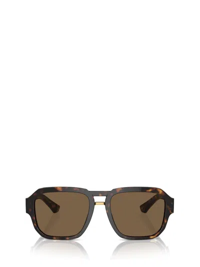 Shop Dolce & Gabbana Eyewear Sunglasses In Brown