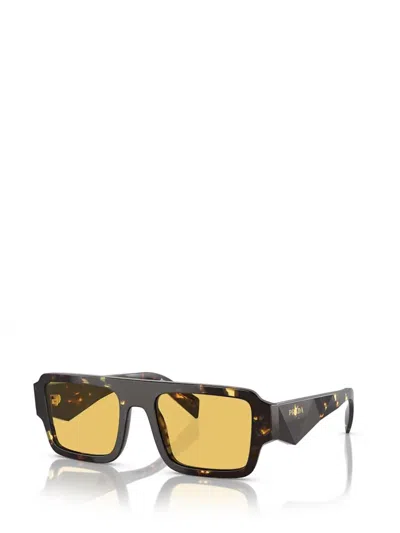 Shop Prada Eyewear Sunglasses In Black Malt Tortoise