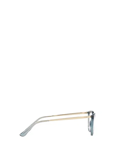 Shop Vogue Eyewear Eyeglasses In Transparent Blue