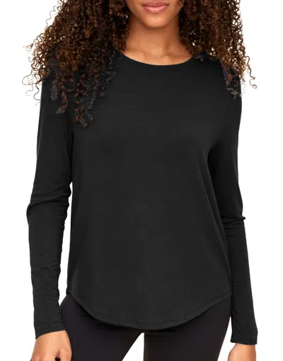 Adore Me Molly Women's Long-sleeve Tee In Black