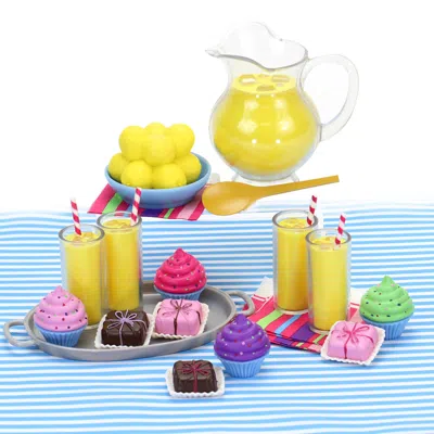 Teamson Sophia's 21 Piece Desserts And Lemonade Set For 18'' Dolls, Multicolor