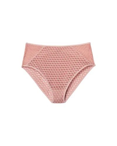 Adore Me Naia Adaline Women's High Waisted Panty In Pink