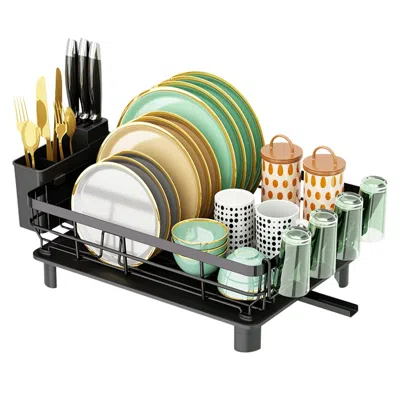 Fresh Fab Finds Kitchen Countertop Dish Drying Rack In Black