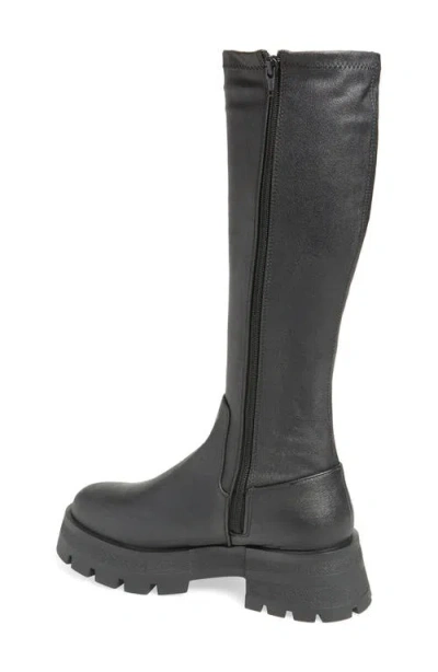 Steve Madden Romano Platform Knee High Boot In Black