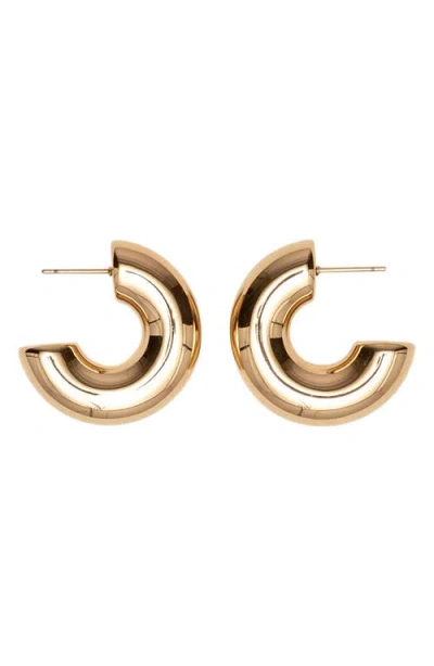 Shop St. Moran Chunky Hoop Earrings In Gold