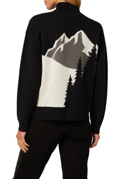 Alp N Rock Portia Mock Neck Sweater In Black