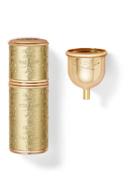 Creed Refillable Travel Perfume Atomizer In Gold/gold