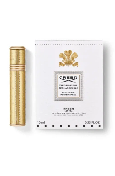Creed Refillable Travel Perfume Atomizer In Gold/gold