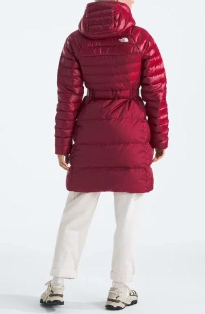 Shop The North Face The Ruby Water Repellent 600 Fill Power Down Parka In Beetroot