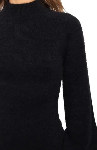Petal And Pup Petal & Pup Daril Long Sleeve Sweater Minidress In Black