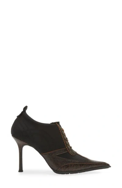 Jeffrey Campbell Rally Up Statement Pump In Black-black Brown