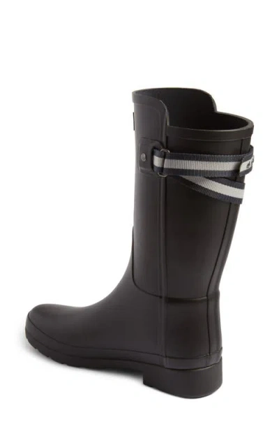 Hunter Original Refined Short Rain Boot In Black