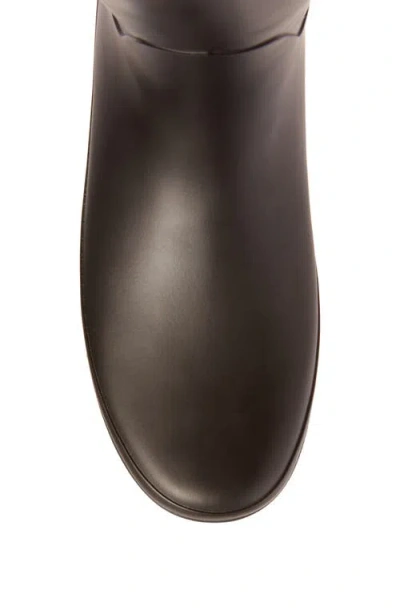 Hunter Original Refined Short Rain Boot In Black
