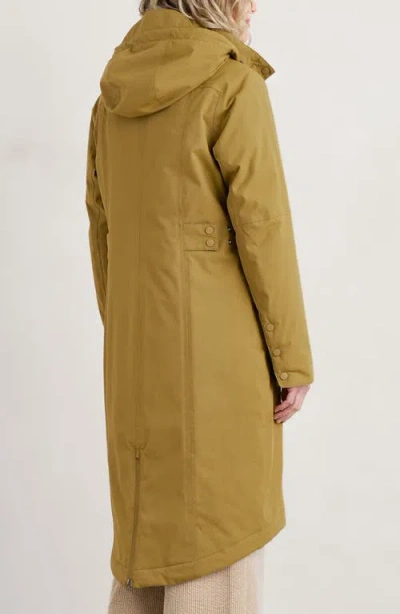 Seasalt Cornwall Janelle Waterproof Coat In Oak Leaf Yellow