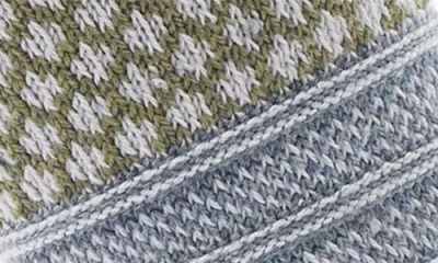 Smartwool Everyday Popcorn Cable Knit Merino Wool Blend Crew Socks In Winter Moss