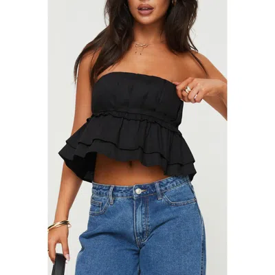 Princess Polly Ericka Strapless Top In Black