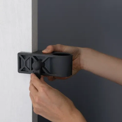 Zadro Electric Massager Universal Adjustable Door Mount Clamp In Gray