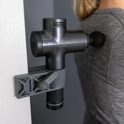 Zadro Electric Massager Universal Adjustable Door Mount Clamp In Gray