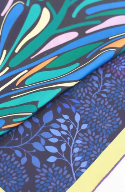 Jessie Zhao New York Silk Scarf Of The Sprinkle Night In Black