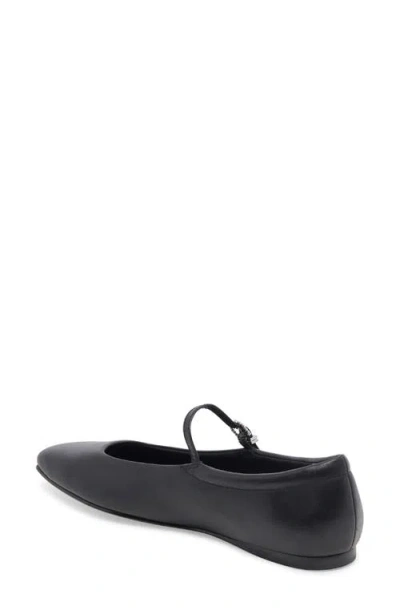 Dolce Vita Anneke Mary Jane Flat In Onyx Suede