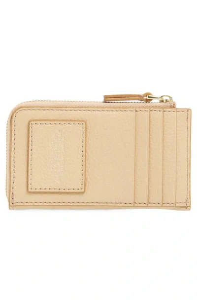 Marc Jacobs The Top Zip Multi Leather Wallet In Camel