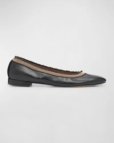 Ulla Johnson Elise Ballerina Shoes In Black