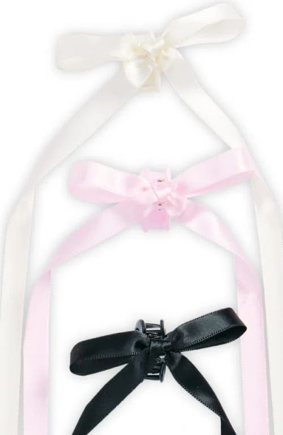 Capelli New York Kids' Assorted 6-pack Bow Clips In Pink Combo