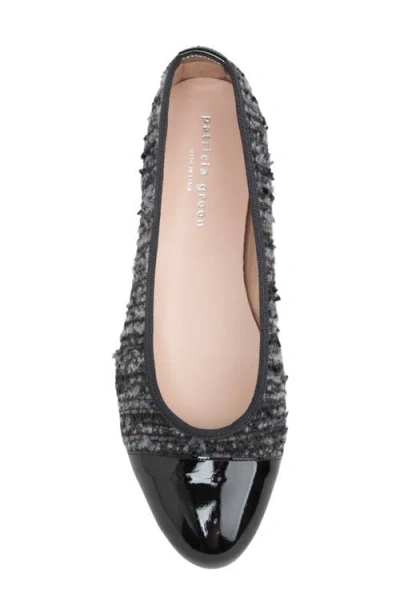 Patricia Green Adele Cap Toe Wedge Pump In Gray