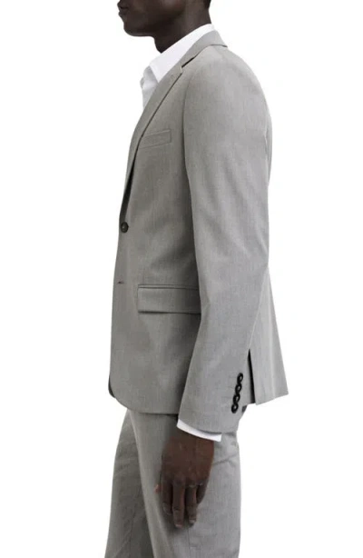 Mango Superslim Fit Stretch Sport Coat In Grey