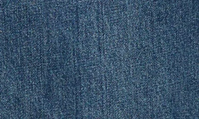 Mango Crop Tapered Jeans In Dark Blue