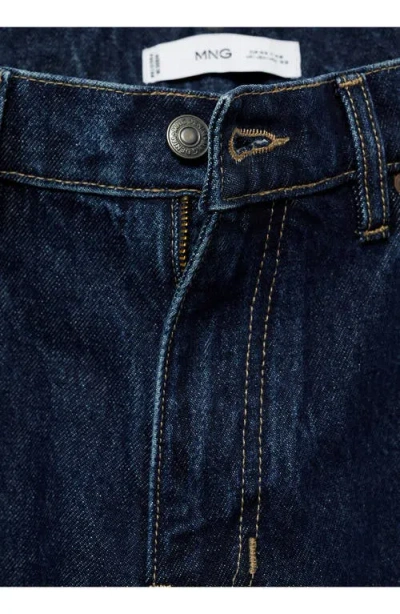 Mango Bob Straight Leg Jeans In Open Blue