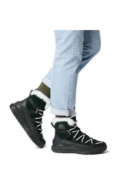 Sorel Ona™ Rmx Glacy Plus Waterproof Boot In Black/sea Salt