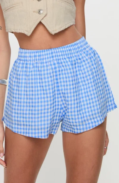 Princess Polly Beach House Shorts In Blue