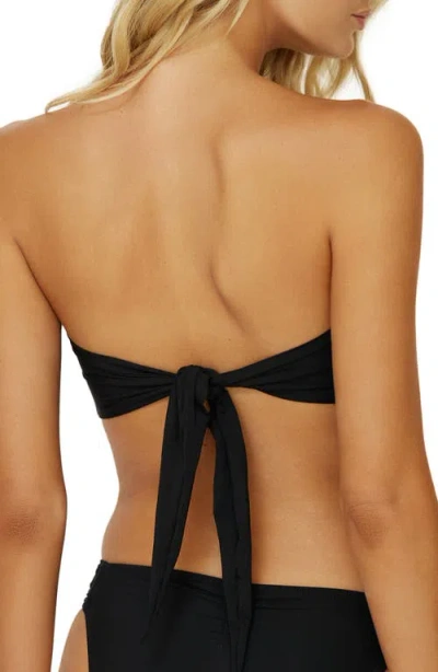 Pq Swim Stella Bandeau Bikini Top In Eclipse