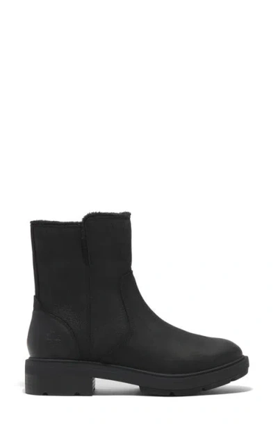 Timberland Brimfield Mid Warm Lined Boot In Black Full Grain