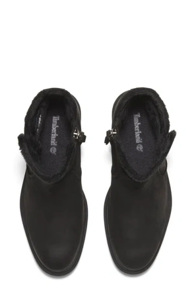 Timberland Brimfield Mid Warm Lined Boot In Black Full Grain