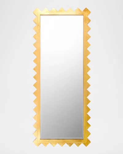 Surya Harrison Gold Manufactured Wood Frame Mirror In Gold