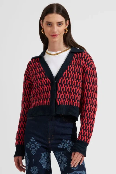 La Doublej Winset Cardigan In Navy