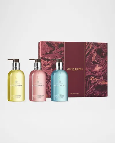 MOLTON BROWN FLORAL & AROMATIC HAND CARE GIFT SET, 3 X 10 OZ. 