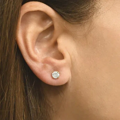 Bliss Diamond 3ct Tdw Diamond Studs 14k Yellow Gold Lab Grown Screw Back Earrings In 14k Yellow Gold