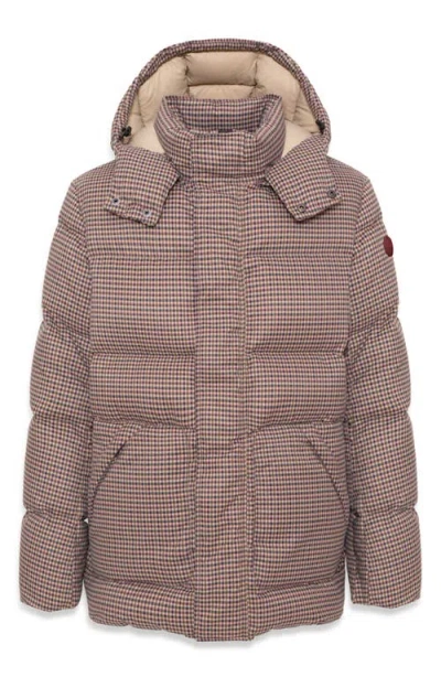 Colmar Amazing Water Repellent Down Puffer Jacket With Removable Hood In Arizona Pattern