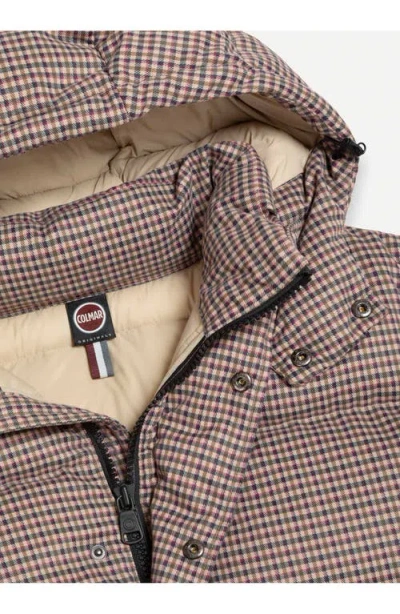Colmar Amazing Water Repellent Down Puffer Jacket With Removable Hood In Arizona Pattern
