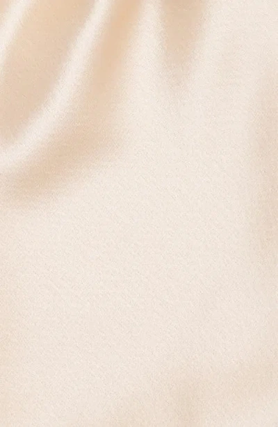 Alexandre De Paris Satin Bow Barrette In Beige