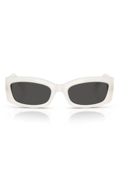 Oliver Peoples X Khaite 54mm Pillow Sunglasses In Dark Grey