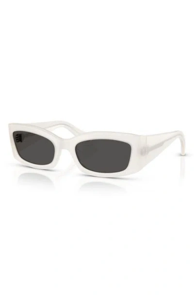 Oliver Peoples X Khaite 54mm Pillow Sunglasses In Dark Grey